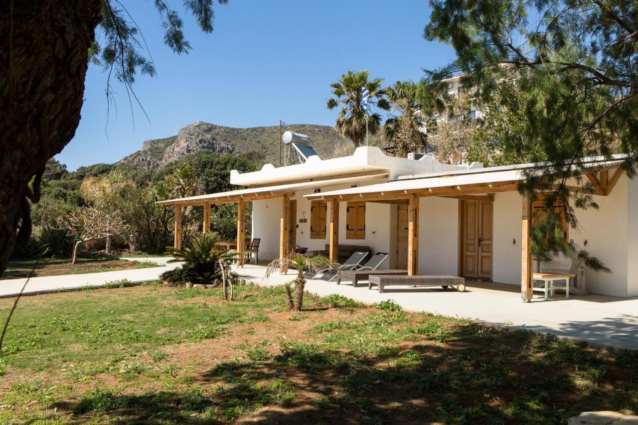 Mera Beachfront House - Falasarna Exterior foto