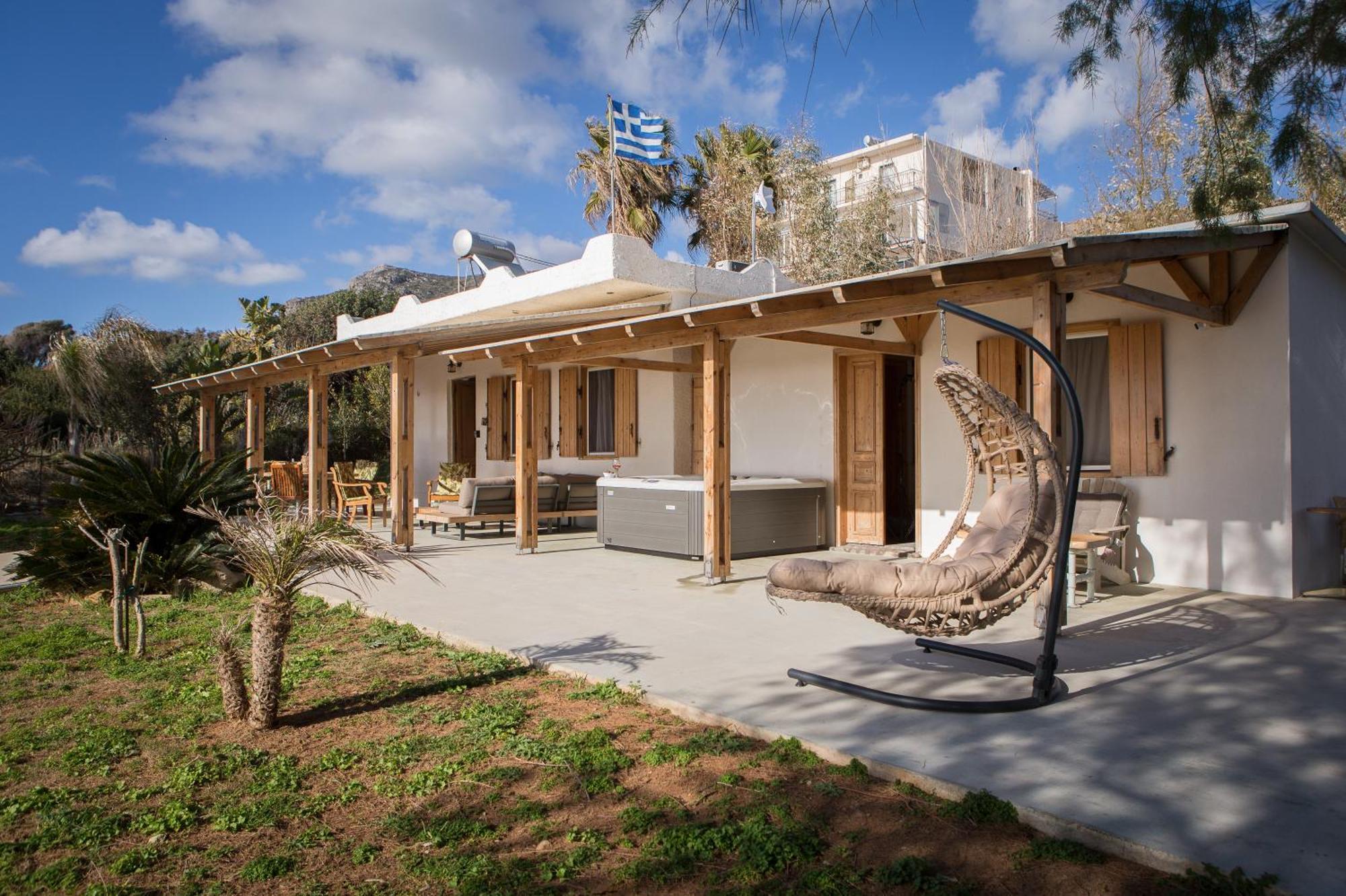 Mera Beachfront House - Falasarna Exterior foto