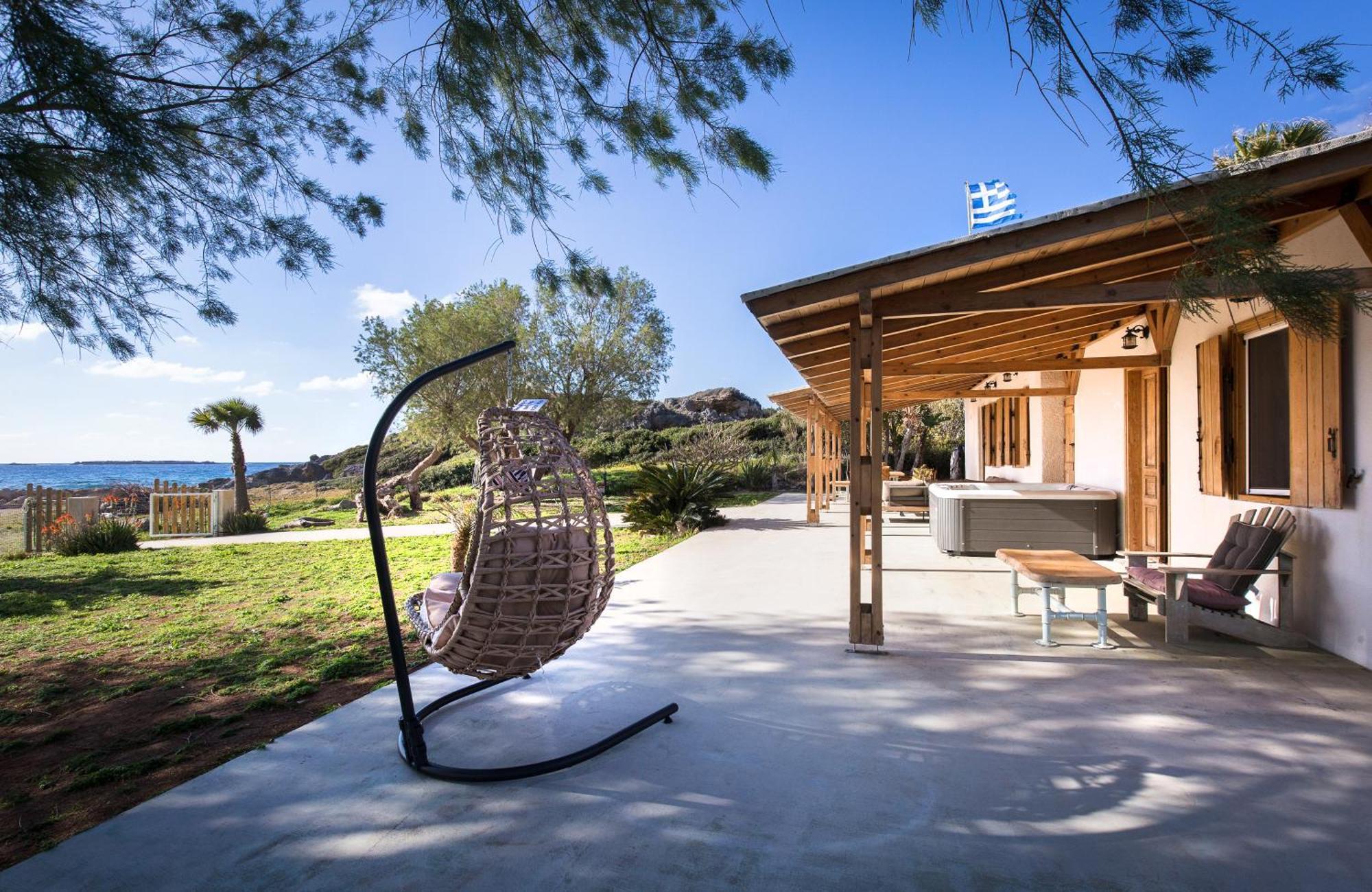 Mera Beachfront House - Falasarna Exterior foto